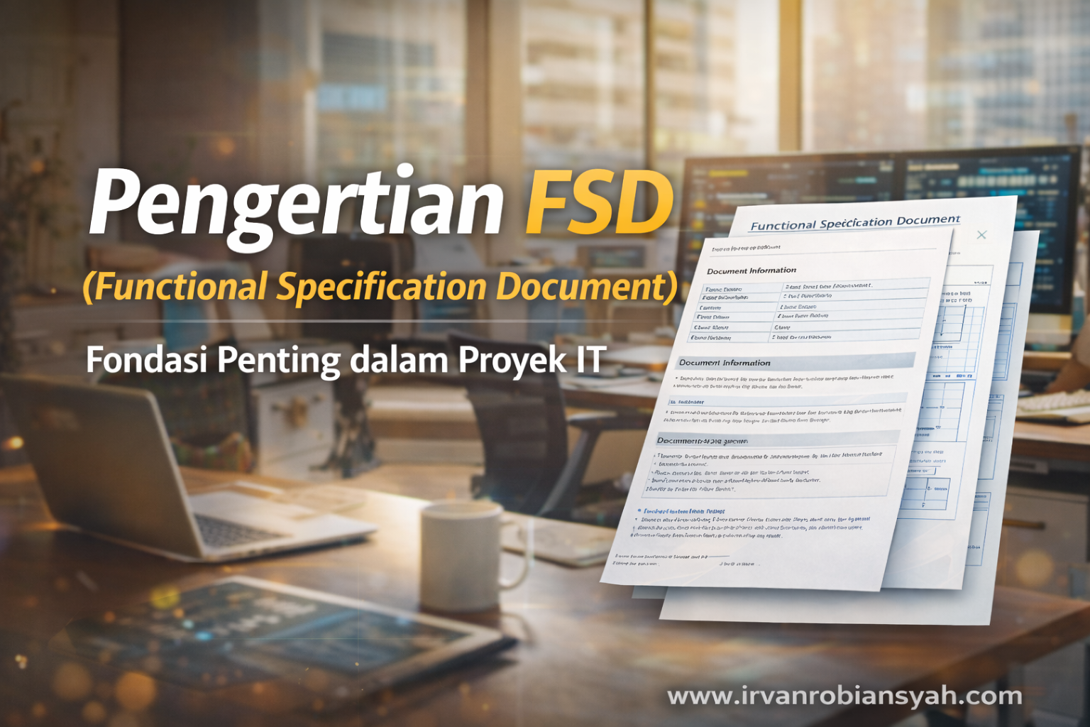 Pengertian FSD (Functional Specification Document): Fondasi Penting dalam Proyek IT